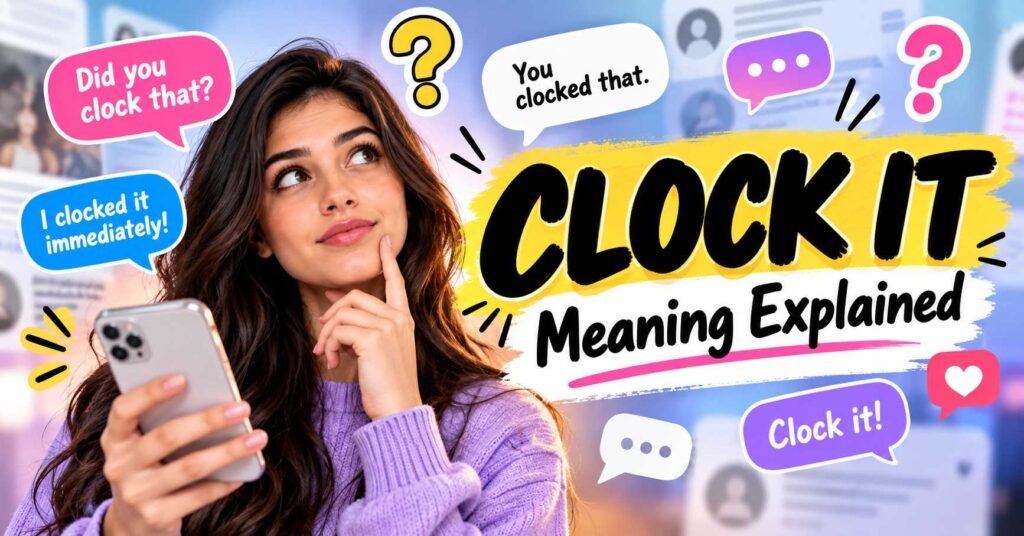 Clock It Meaning