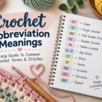 Crochet Abbreviation Meanings