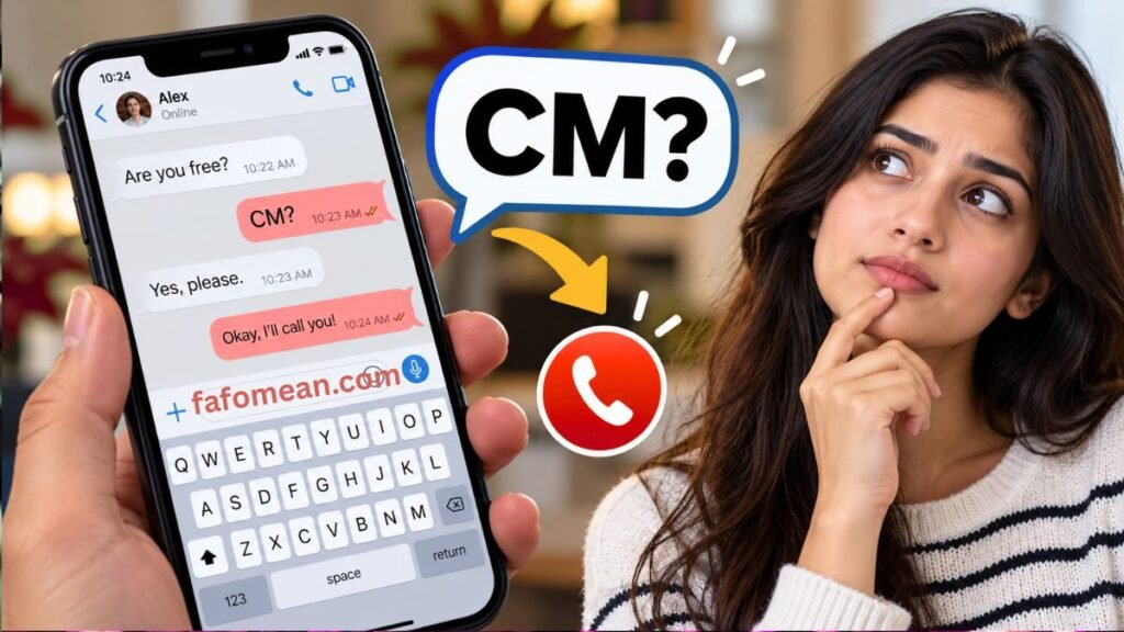 What Does CM Mean in Texting