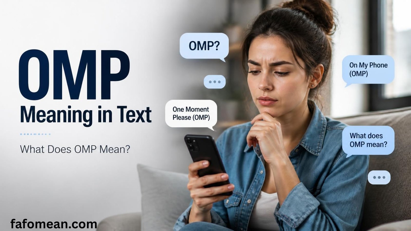 OMP Meaning in Text